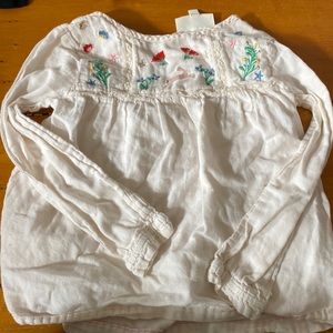 Adorable embroidered Boden blouse